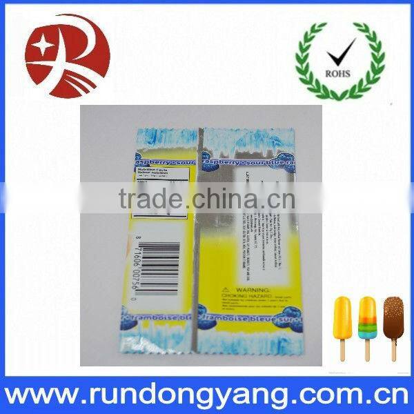 Different taste ice cream bag