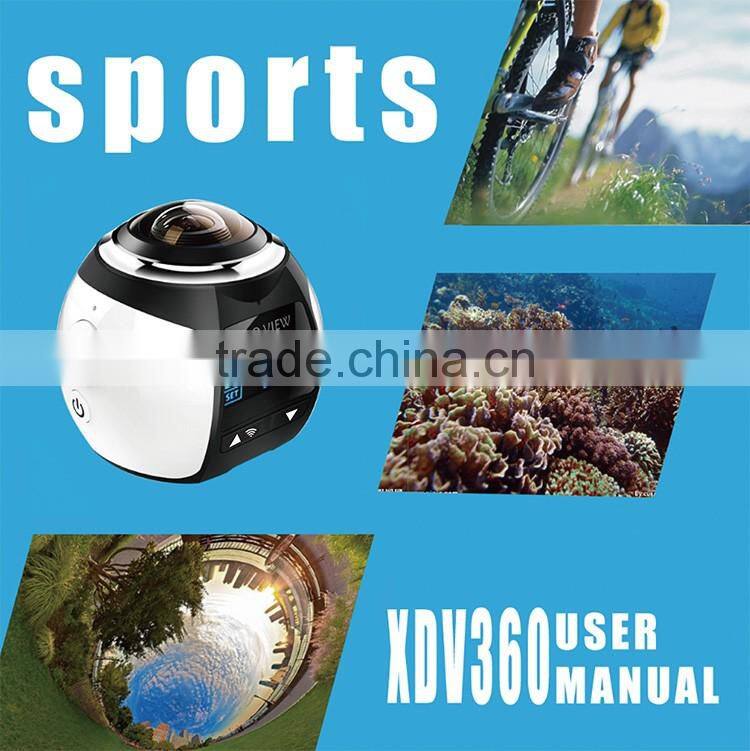 Newest Products 2016 360 degree hd sport video Wifi Action camera digital camera