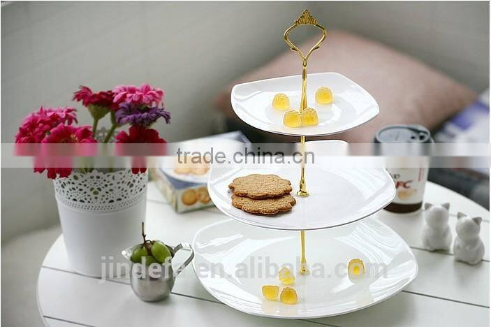 ceramic three-layer plate