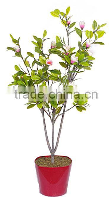 indoor Home garden decorative 250cm Height make artificial green live magnolia bonsai tree EXLYPZ06 0509