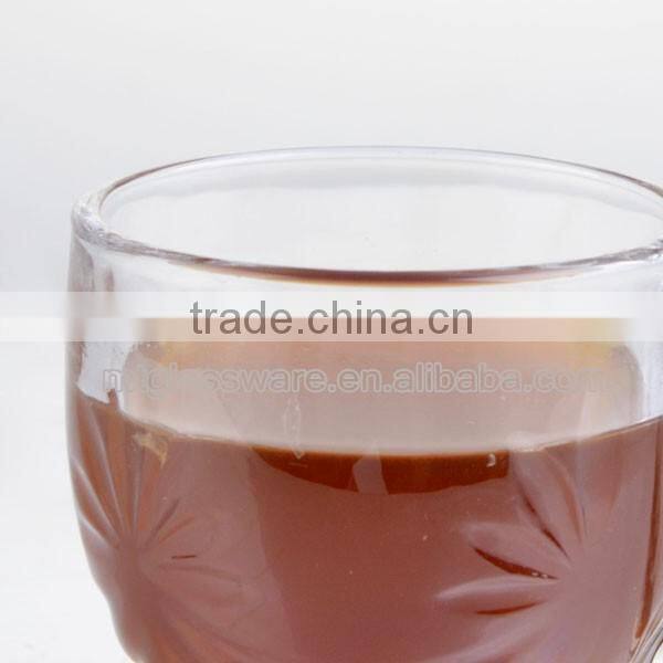 Fashioned glass cup for coffee ,whiskey,water