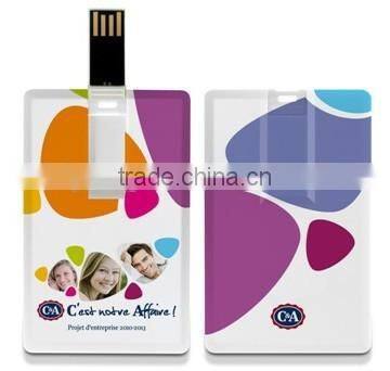 usb credit card memory stick, gift name card USB memory