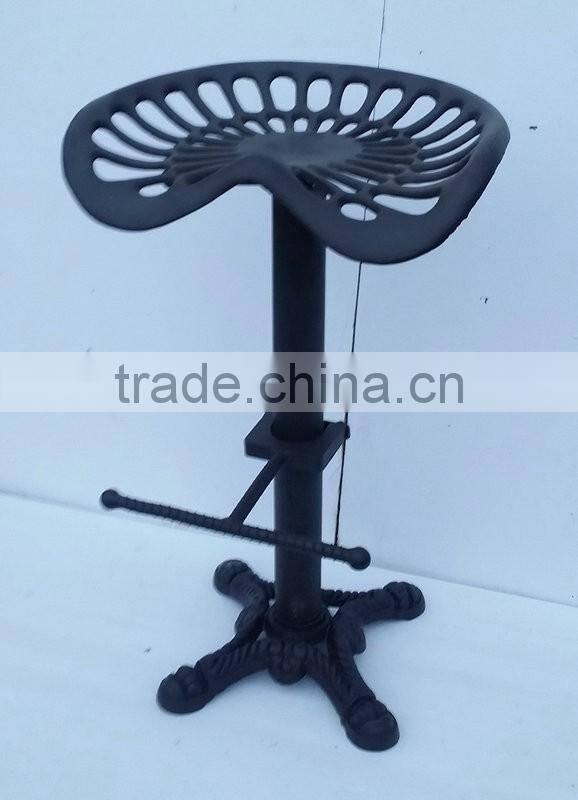 Metal turning chair