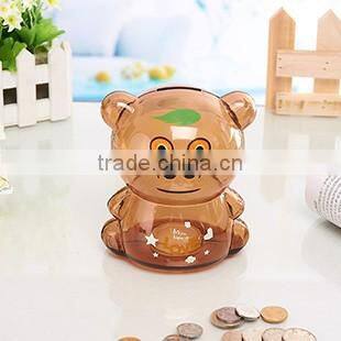 Plastic animal style piggy bank