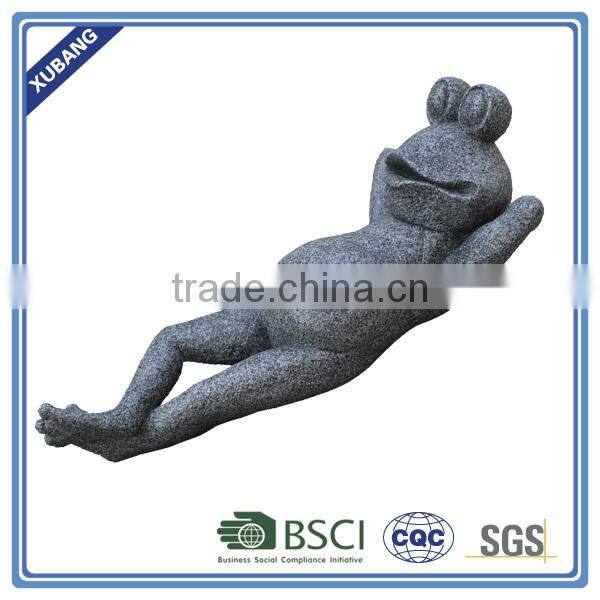 Custom Poly resin Outdoor Frog Garden Decoration Ornament
