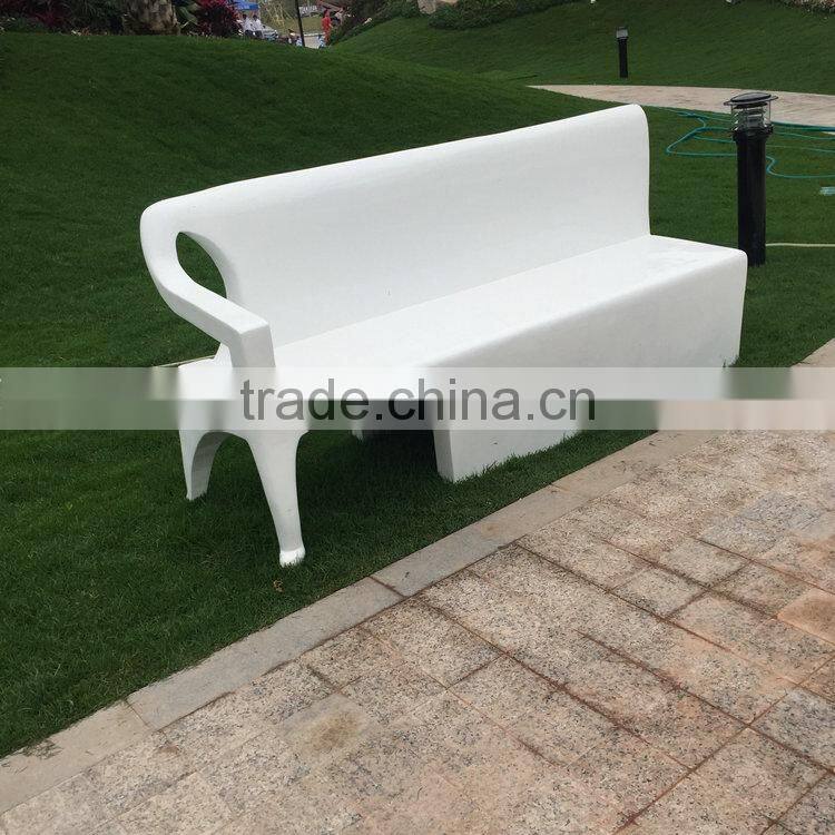 Outdoor fiberglass garden chair
