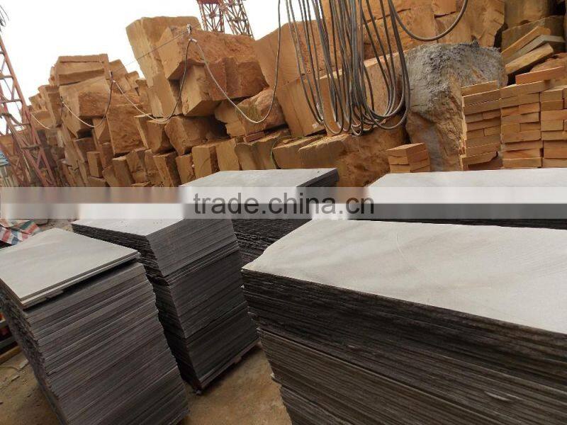 Black Sandstone Tiles Dark Grey Sandstone Slab For Sale