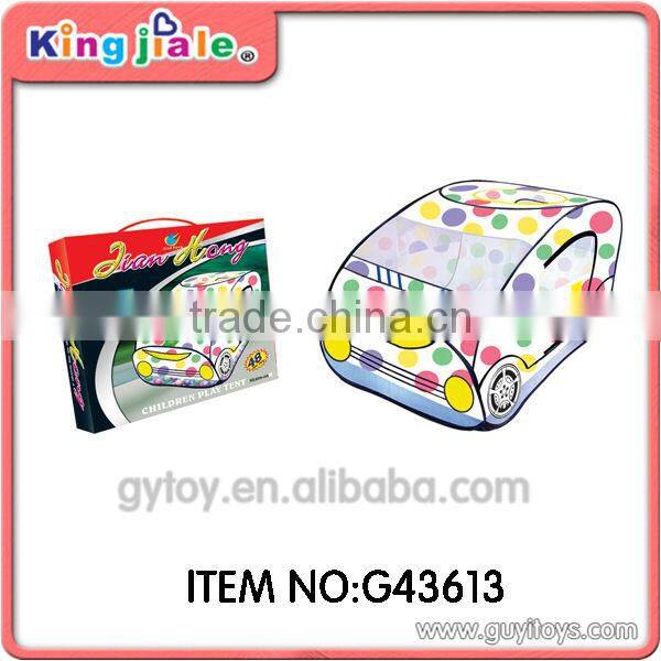 kids hanging play tent