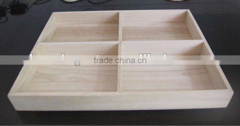 unfinished cheaper wooden sushi tray