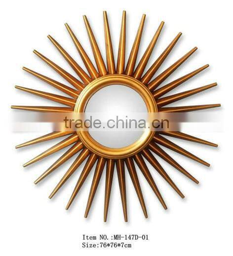 Unique living room Starburst wall mirror GY-089P-04