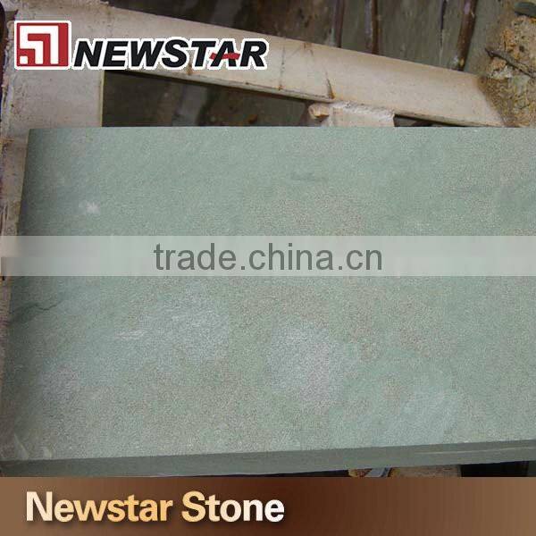 Chinese honed green sandstone tile