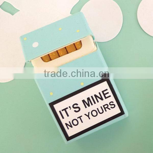 Colorful fashion silicon cigarette cases for women cigarette box