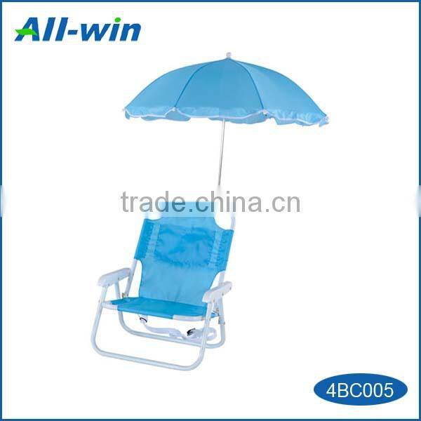 foldable ice/cooler bag beach chair with armrest, beach chair with ice bag and umbrella