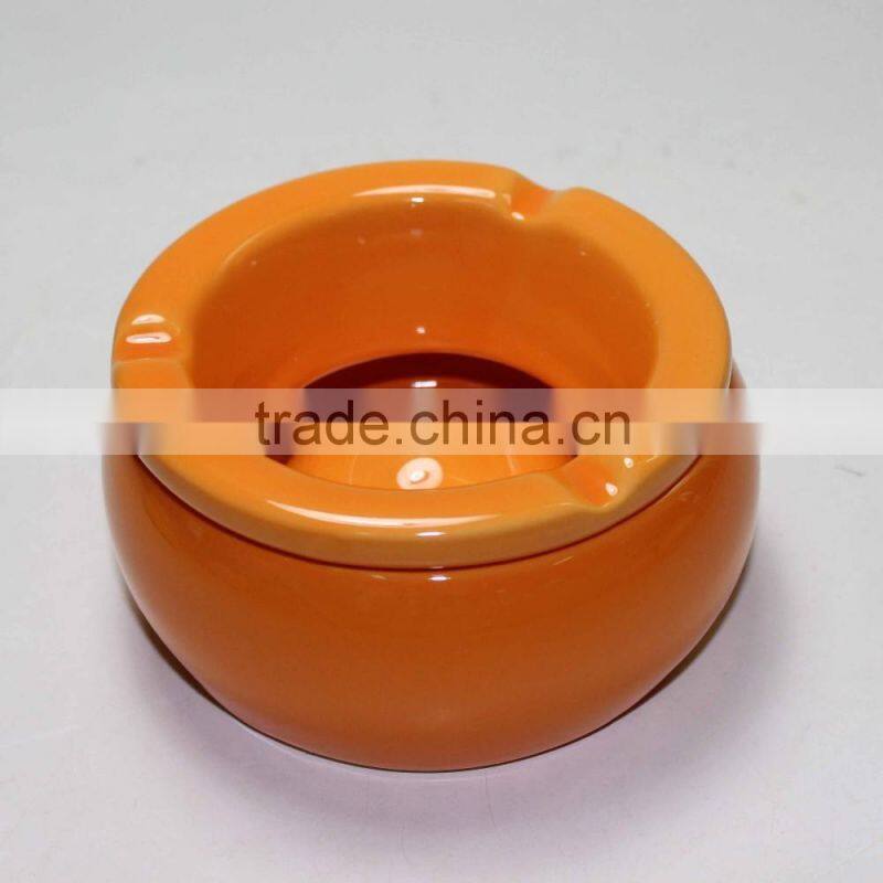 ceramic ashtray with handpainting