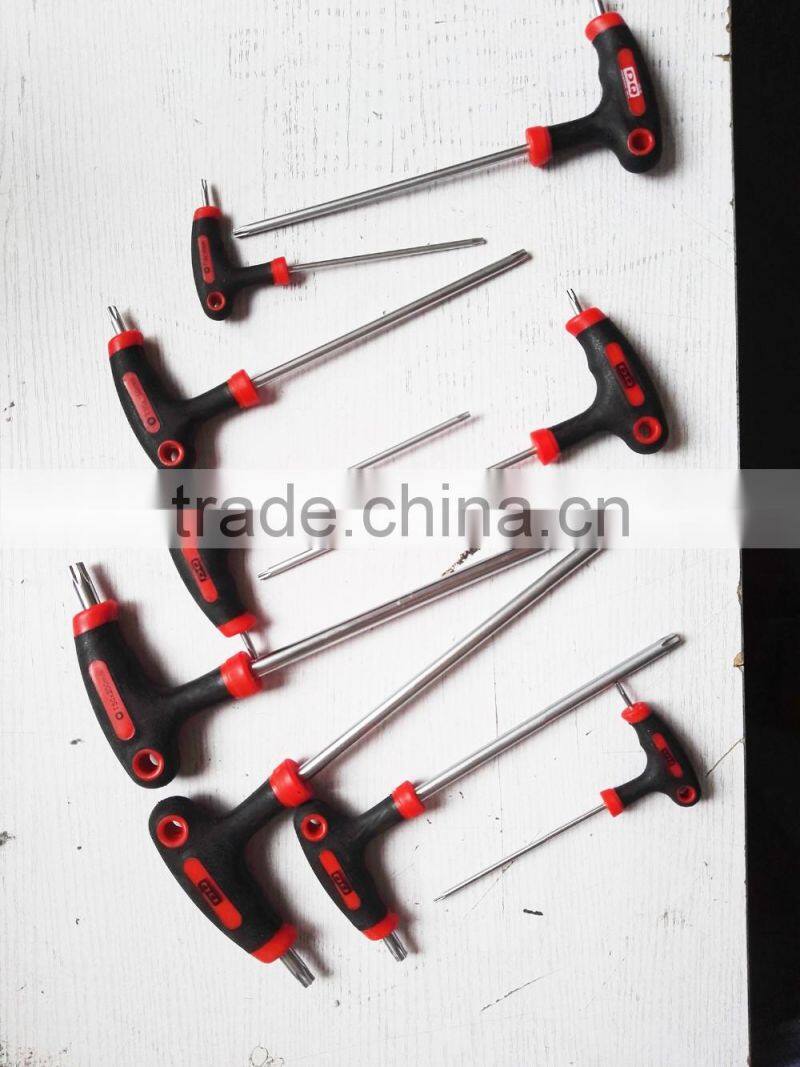 T Type Handle Hex Wrench(spanner) (1.5-10mm) hex key allen/torx star