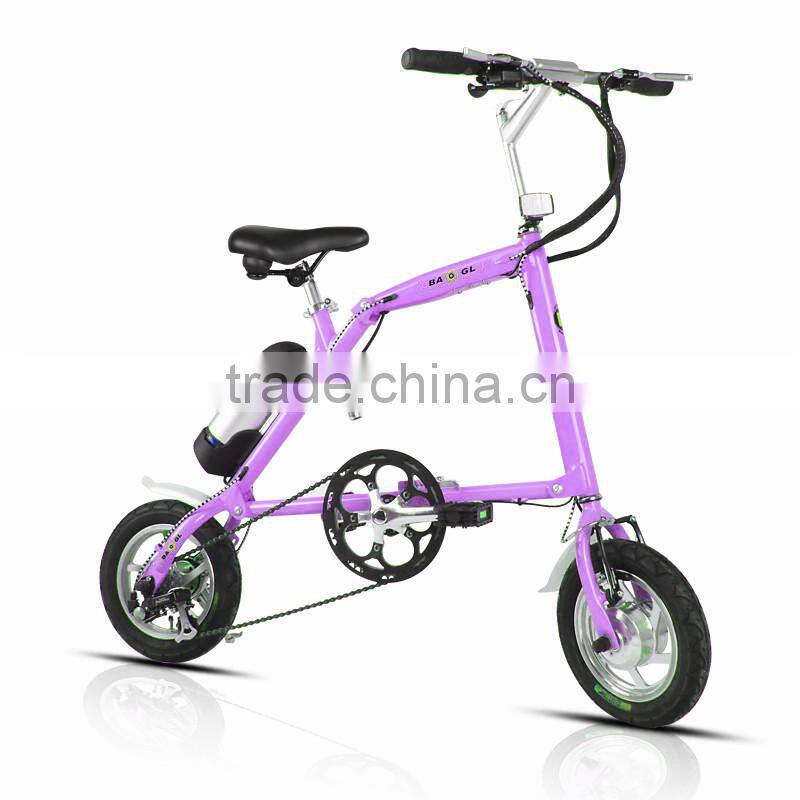 12 inches electric hand folding bike