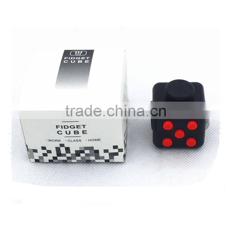 2017 hot selling new design Desk Toys third generation fidget cube Relieves Stress And Anxiety for Children and Adults