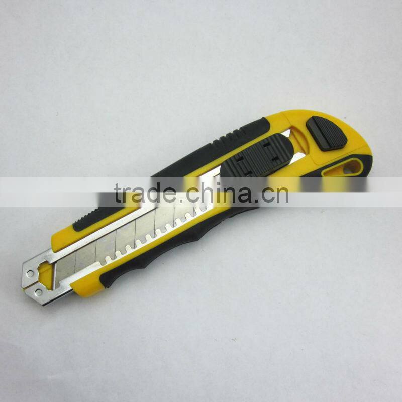 2014 office 3 blades heavy duty sliding easy cutting retractable utility knife