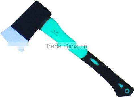 carbon steel kitchen axe with fiber glass handle
