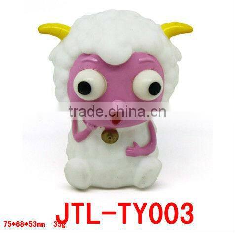 Novelty Vinyl Eyes Pop Out Squeeze Animal Toys