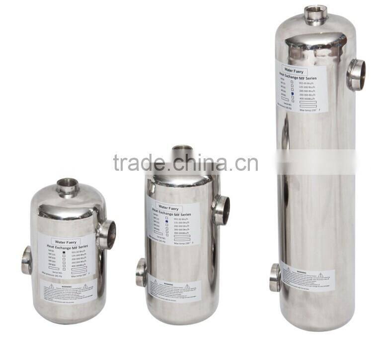swimming pool heat exchanger uht tubular heat exchanger