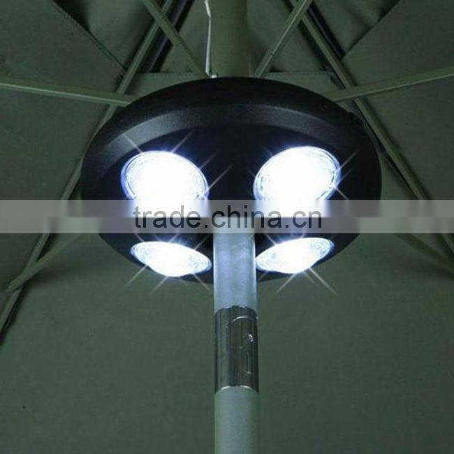 UFO Light LED White Outdoor Garden Patio Umbrella Cordless Camping Night Table