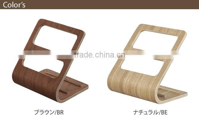 Calculator Holder TV Remote Control Holder Wood Desktop Office Desk Supply Oranizer