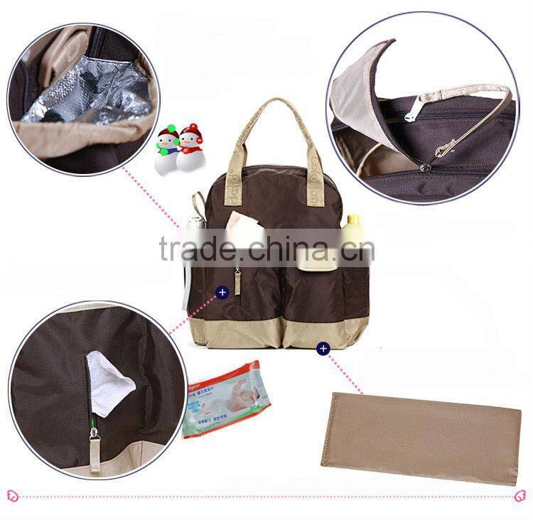 Large Capacity Pink Diaper Backpack