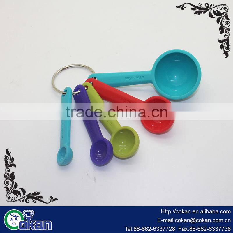 New design 5pcs silicone Measuring Spoon Set CK-S049