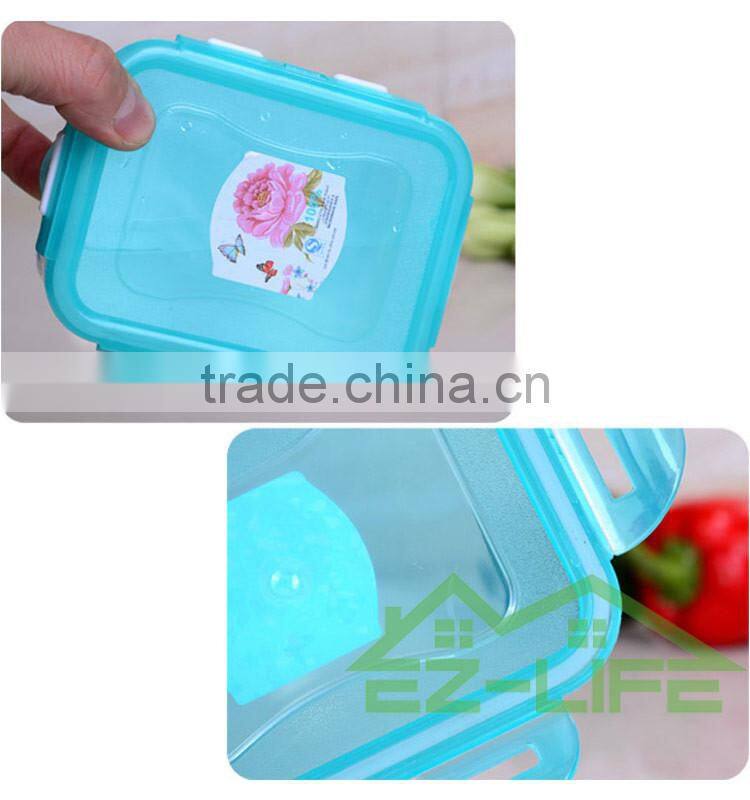 BPA free applicable to microwave oven promotion seal plastic food Freshness Preservation storage boxes