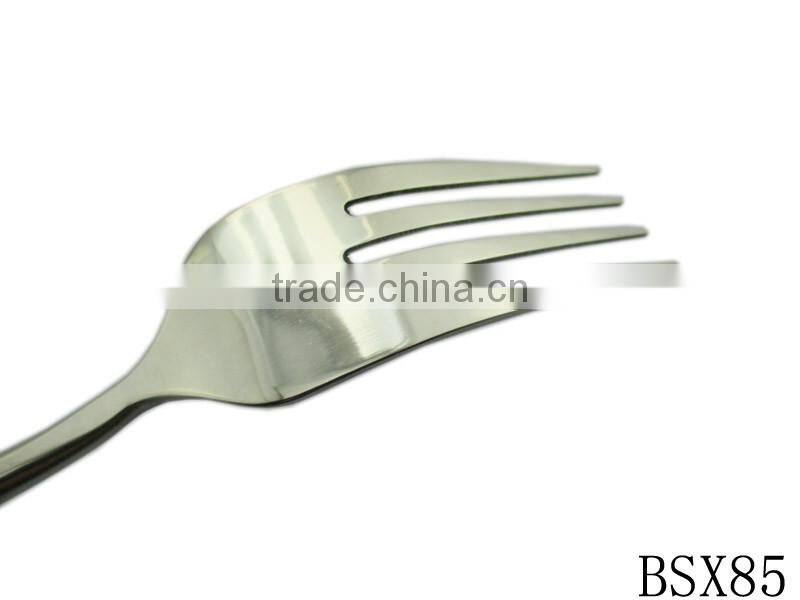 Bulk stock 201 stainless steel hollow handle fork