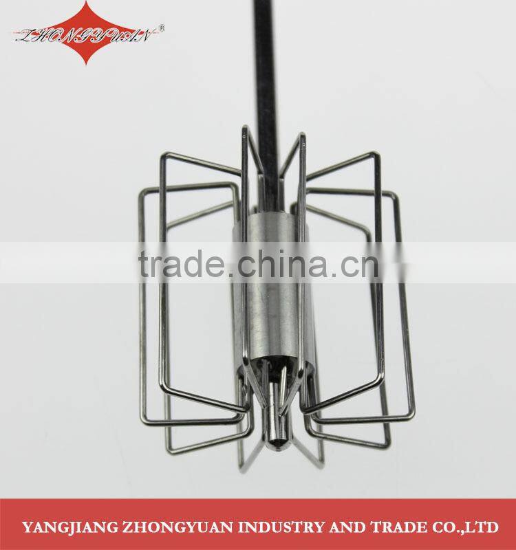 ZY-C1019 12-inch Stainless steel rotary self-mixer miracle whisk hand push