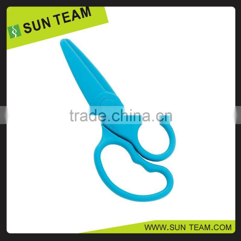 CS015 5" New full plastic security kids scissors