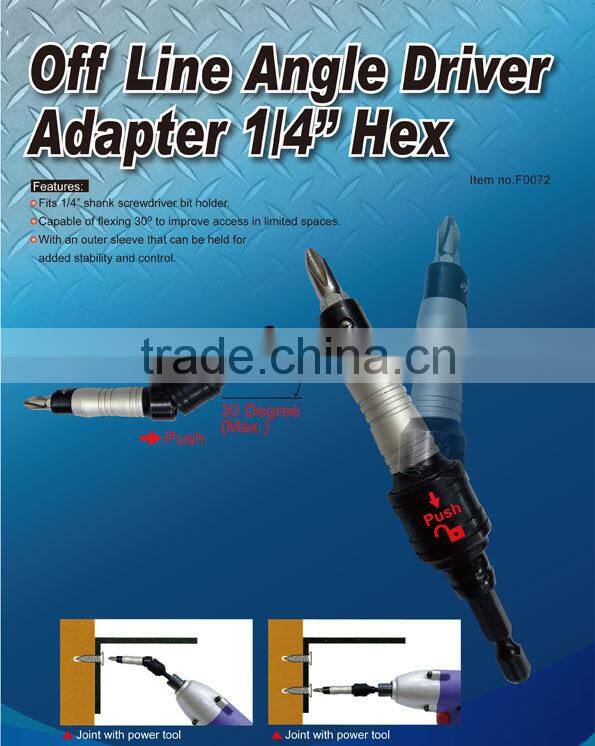 Off Line Angle Driver Adapter 1/4 in. Hex