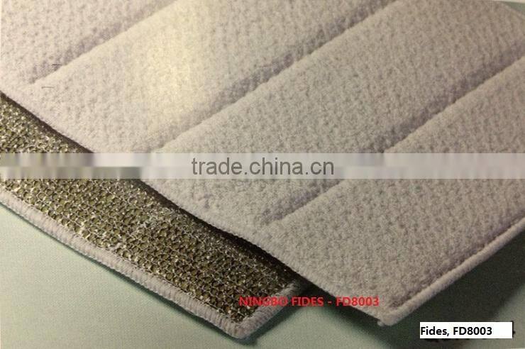 floor scrubber with microfiber and scrubber