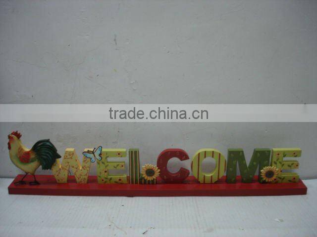 GOOD SALE Welcome Love Wooden Signs