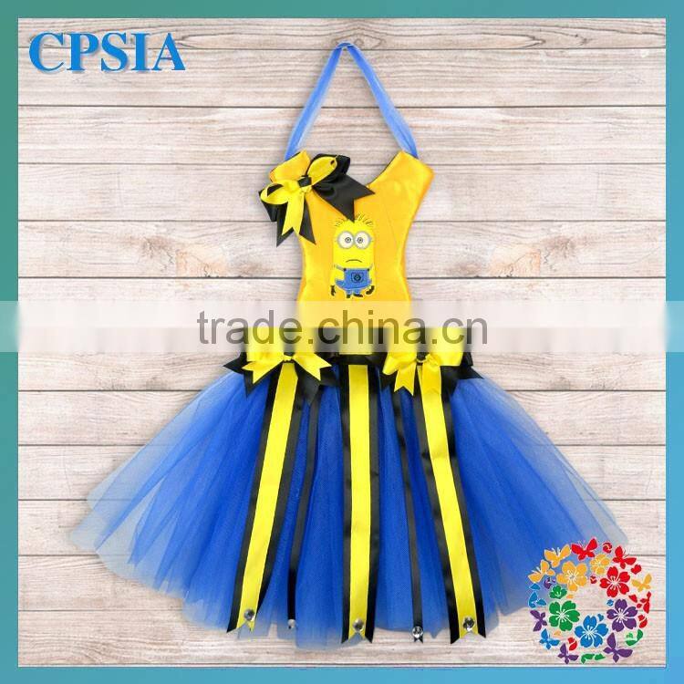 2014 Fashion Snowflake Pattern Tutu Bow Holder with Blue Tulle Ideal Gift and Home Decoration