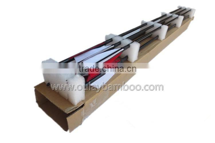 Painted Matt Black And Black Carbon Fiber Archery Arrow Shafts