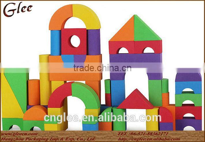 High quality educational building block eva toys for child