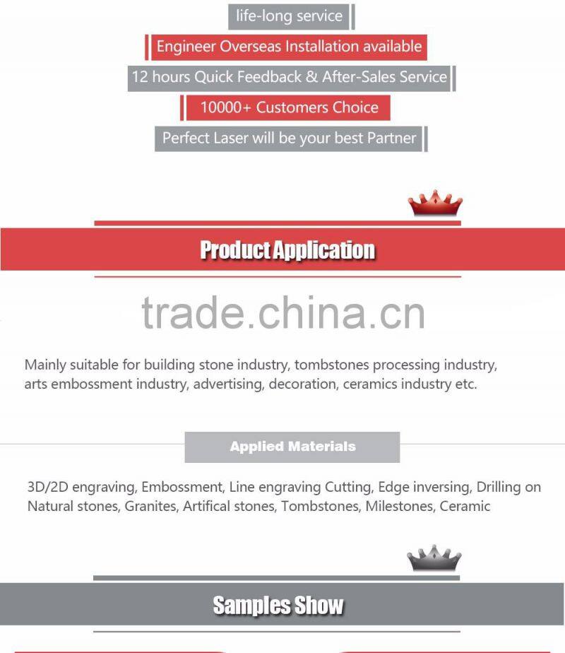 High Speed Stone Marble Granites Tombstones Milestones CNC Engraving Machine