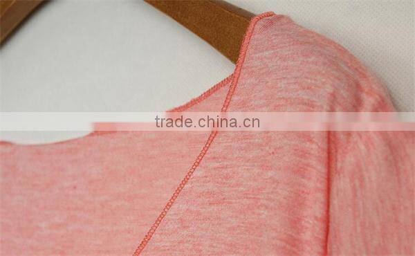 Top fashion design promotional t shirt custom blank raglan t shirt wholesale women t-shirt