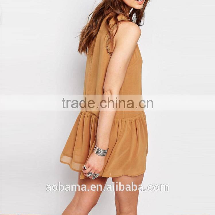 hollow out lace sleeveless flord hem africa traditional women dress