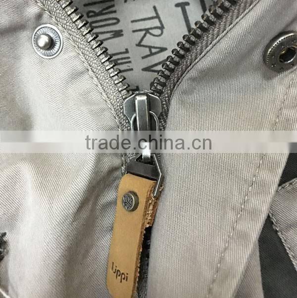 factory 100% cotton contrast color jacket stock