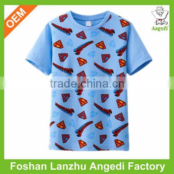 Custom cut t-shirt design superman logo t-shirt