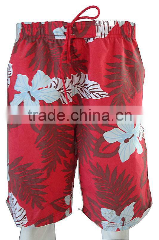 2014 men microfibre beach wear swim short beach short swimwear