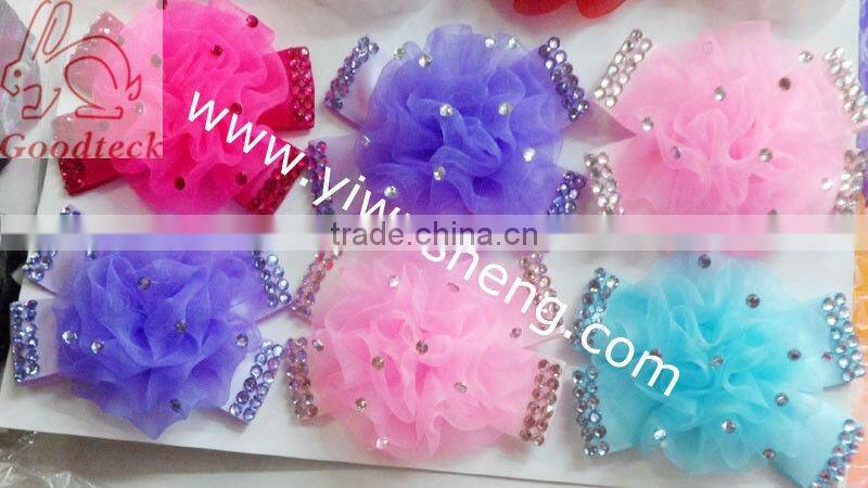 sequin lime green daisy flowers