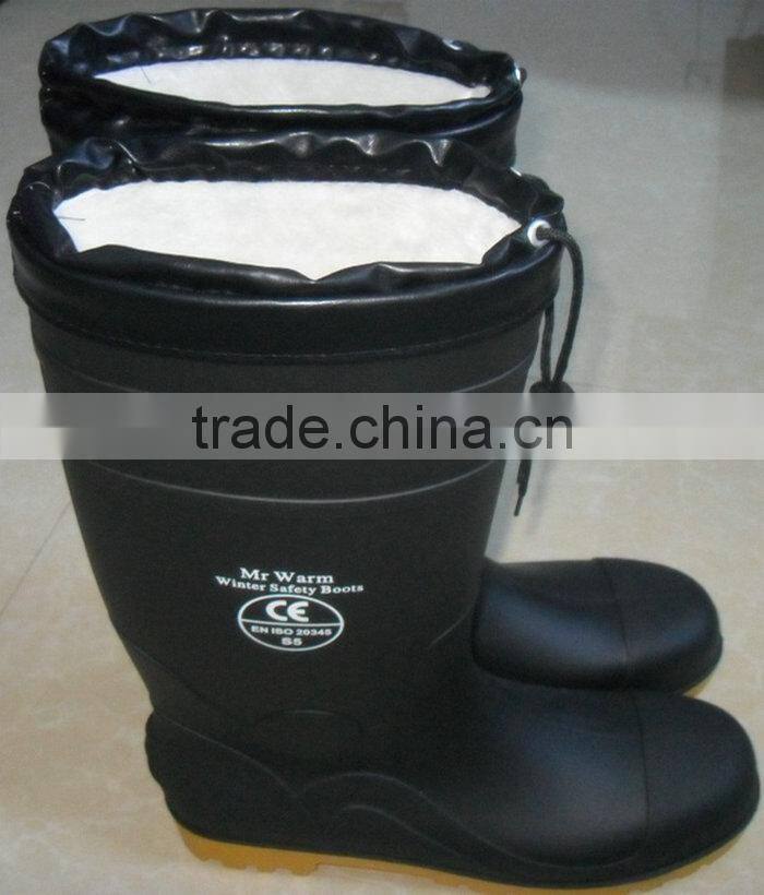 Factory Anti Static PVC Heat Protection Chemical Mining Safety Boots