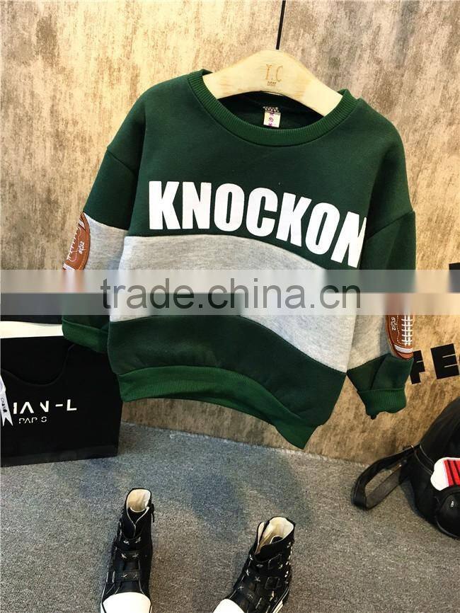 Korean kids wear tshirt design winter cotton fashion tops children apparel clothing