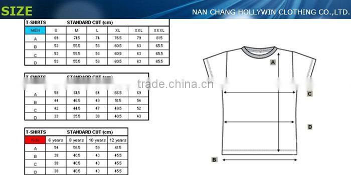 Shirt factory short sleeve plain tshirt with fashion style