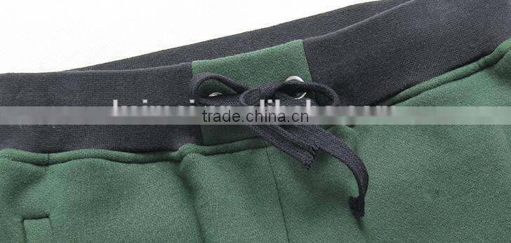 wholesale plain jogger pants good quality warm jogger pants cheaper customized CVC60/40cotton fleece